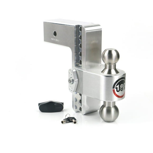 Weigh Safe 180 Hitch Ltb8 3 8" Drop Hitch, 3" 21,000 Lbs Gtw Adjustable