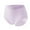 Purple, variant on Besolor Underwear for Women Ribbed Mid High Waist Stretch No Show Panties Soft Breathable Ladies Briefs