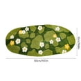 thumbnail image 3 of YIMWNYI Moss Flower Design Rug, Cute Green Forest Leaf Bath Mat, Ultra Soft Microfiber Carpet, Non-Slip TPR Backing, Machine Washable & Absorbent, Versatile for Home Use, 3 of 7