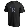 thumbnail image 2 of Men's Black Colorado Rockies Static Logo T-Shirt, 2 of 3