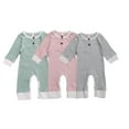 thumbnail image 1 of Vêtements pour Tout-Petits Filles Garçons Tenues d'Automne Combinaison Rayée à Manches Longues, 1 of 2