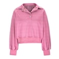 thumbnail image 5 of ShomPort Fall Sweatshirt Womens Button Collared Lantern Long Sleeve Pullover Tops Shirt, 5 of 7