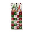 thumbnail image 2 of XWSHYW Decoraciones Navideñas Nuevos Adornos Decorativos Navideños Percha Navideña Impresión de Anciano Sinrostro Calendario de Cuenta Regresiva de Navidad 24 Bolsas, 2 of 6