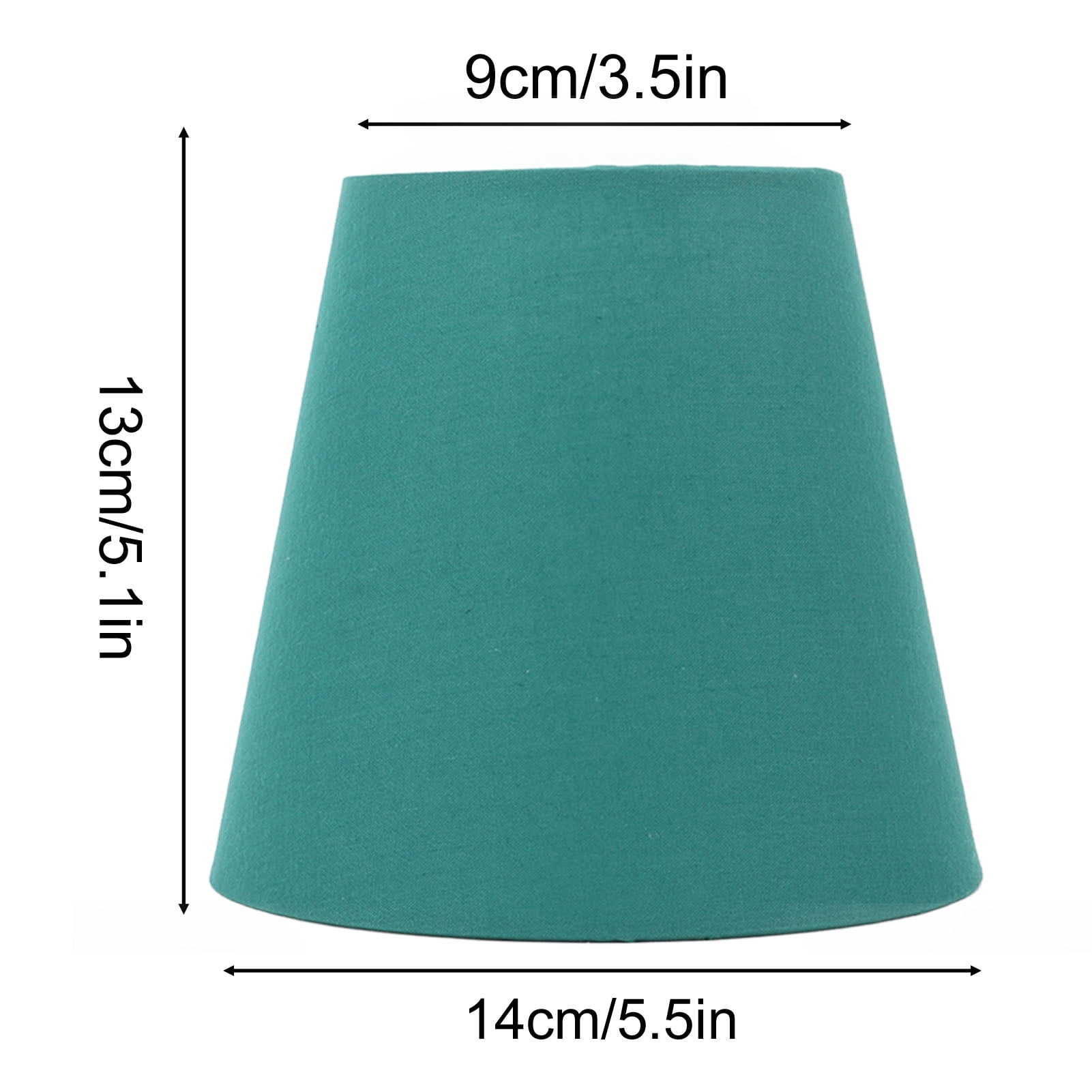 E14 Lampshade Set Of 3, Durable Cloth, Reduces Glare, Fits Most Chandeliers, 5.1" Height