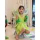 thumbnail image 4 of Vestido de hada Campanilla para niña, disfraz de elfo del bosque de fantasía, vestido de Campanilla de hojas verdes para niña, trajes de Halloween para niña, 4 of 5