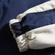 thumbnail image 4 of Chaqueta estilo Hip Hop para hombre, abrigo universitario de manga larga con cuello levantado, retales de venta al por menor, cazadora de bloques de Color, chaqueta universitaria fina, 4 of 5
