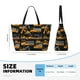 thumbnail image 4 of Fotbe Yellow Excavator Bolsa de Viaje para Playa - Resistente al Agua, Bolsa Tote de Gran Capacidad y Ligera con 7 Bolsillos para Mujeres y Hombres, 4 of 7