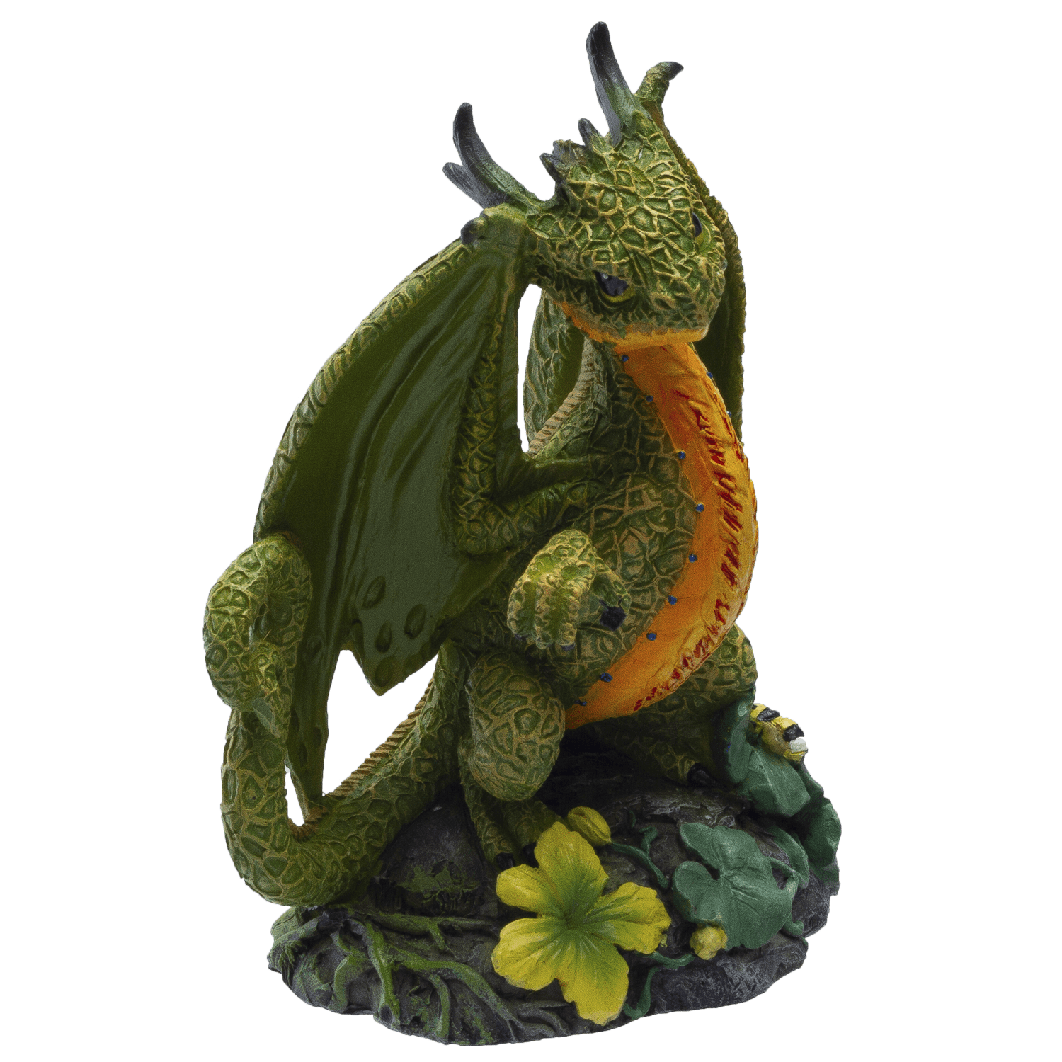 Dragon Fantasy Cantaloupe Dragon Resin Figurine