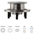 thumbnail image 2 of Neehaoww 2-Piece Wheel Hub and Bearing Assembly for Front Passenger and Driver Sides, 2 of 9