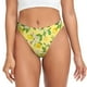thumbnail image 1 of Fotbe Lemon (2) Tanga Sin Costuras para Mujer con Estampado – Panties Invisibles, Transpirables y Cómodos para Uso Diario-X-Large, 1 of 6