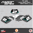 thumbnail image 3 of Kalair GFX Graphics Kit for Ktm 125EXC, 200EXC, 250EXC, 300EXC and 380EXC (1998-2000) Razor Series, 3 of 5