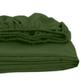 thumbnail image 6 of Royale Linens Fitted Sheet Full- Brushed Hotel Quality 1800 Ultra- Soft Wrinkle & Fade Resistant- Bottom Sheet - Deep Pocket Stretches Up to 16"- Fitted Sheet Only- Elastic Sheet (Full, Hunter Green), 6 of 10