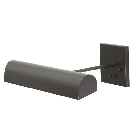 House of Troy Traditional 14" Mahogany Bronze Plug-In Picture Lights