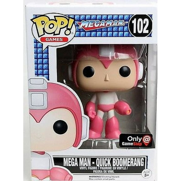 Funko POP! Games Mega Man Vinyl Figure [Quick Boomerang]
