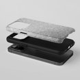thumbnail image 2 of Glitter Diamond Pattern for All iPhone Series Tough Phone Case Sparkle Silver, 2 of 7