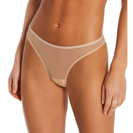 Women s Only Hearts 51696 Whisper Basic Thong Panty (Buff S)