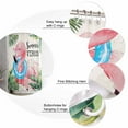 thumbnail image 5 of Shower Curtains Sets for Bathroom Decor Summer Pink FlamingosWaterproof Bathroom Curtain with Hooks,Tropical Plants Palm Leaffor Bathroom Decor,36x72IN, 5 of 7