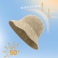 thumbnail image 5 of Women's Packable Floppy Wide Brim Bucket Hat Foldable Travel Vacation Sun Cap, 5 of 9