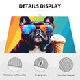 thumbnail image 3 of Kdxio Rainbow Bulldog Sunglasses for Dish Drying Mat,24*18 inch Absorbent Dish Drainer Kitchen Counter,Large Size Dish Drying Pad for Countertops,Draining Racks, 3 of 6