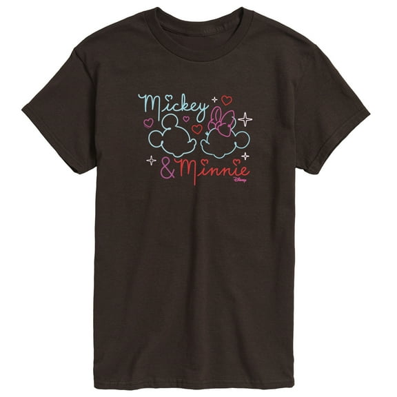 Disney - Mickey & Minnie - Highlight Love - Men's Short Sleeve Graphic T-Shirt