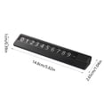 thumbnail image 3 of ¡Gran Promo de Temporada!, Letrero de estacionamiento temporal Letrero con número de teléfono móvil Luminoso oculto Accesorio interior de automóvil Material de aleación de aluminio Akmoler, 3 of 6