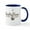 White/Navy Inside, variant on CafePress - Austin Texas Live Musick Capital Mugs - 11 oz Ceramic Mug - Novelty Coffee Tea Cup