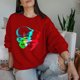 thumbnail image 2 of Sudadera Para Mujer, Sudaderas de Cuello Redondo, Sudadera de Manga Larga Con Estampado de Cabeza de Calavera Divertida Para Festival, Sudadera Gruesa de Cuello Redondo Odeerbi ODB133315, 2 of 6