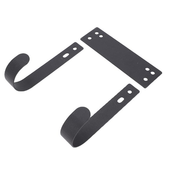 Ironing Board Holder Wall Mount, Black Finish Ironing Board Hook Carbon Steel for Laundry Utility Sewing Rooms