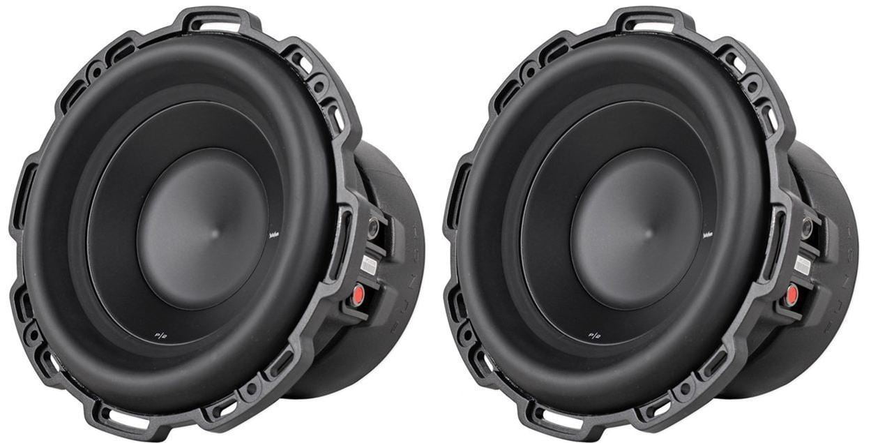(2) Rockford Fosgate Punch P2D28 8" Inch 1000 Watt Dual 2 Ohm Car