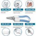 thumbnail image 2 of OUTAD Pet Nail Clippers Stainless Steel Nail Cutter Scissors With Nail File Professional Nail Trimmer For Puppy Small Large Animals, 2 of 7