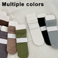 thumbnail image 5 of Thin cotton knit comfortable breathable socks in solid color, 5 of 5