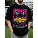 thumbnail image 1 of Halloween T-shirt - Mothman Halloween T-Shirt, 100% Cotton Crew Neck Short Sleeve, Street Style Loose Fit, Knit Fabric with Slight Stretch, Regular Length, Summer Casual Wear for Adults, 1 of 6