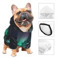 thumbnail image 3 of Balery Northern Lights 2 Sudadera con Capucha para Perros Pequeños – Ropa para Mascotas, Disfraz para Perros y Gatos, Ideal para Fiestas y Cosplay-Large, 3 of 7
