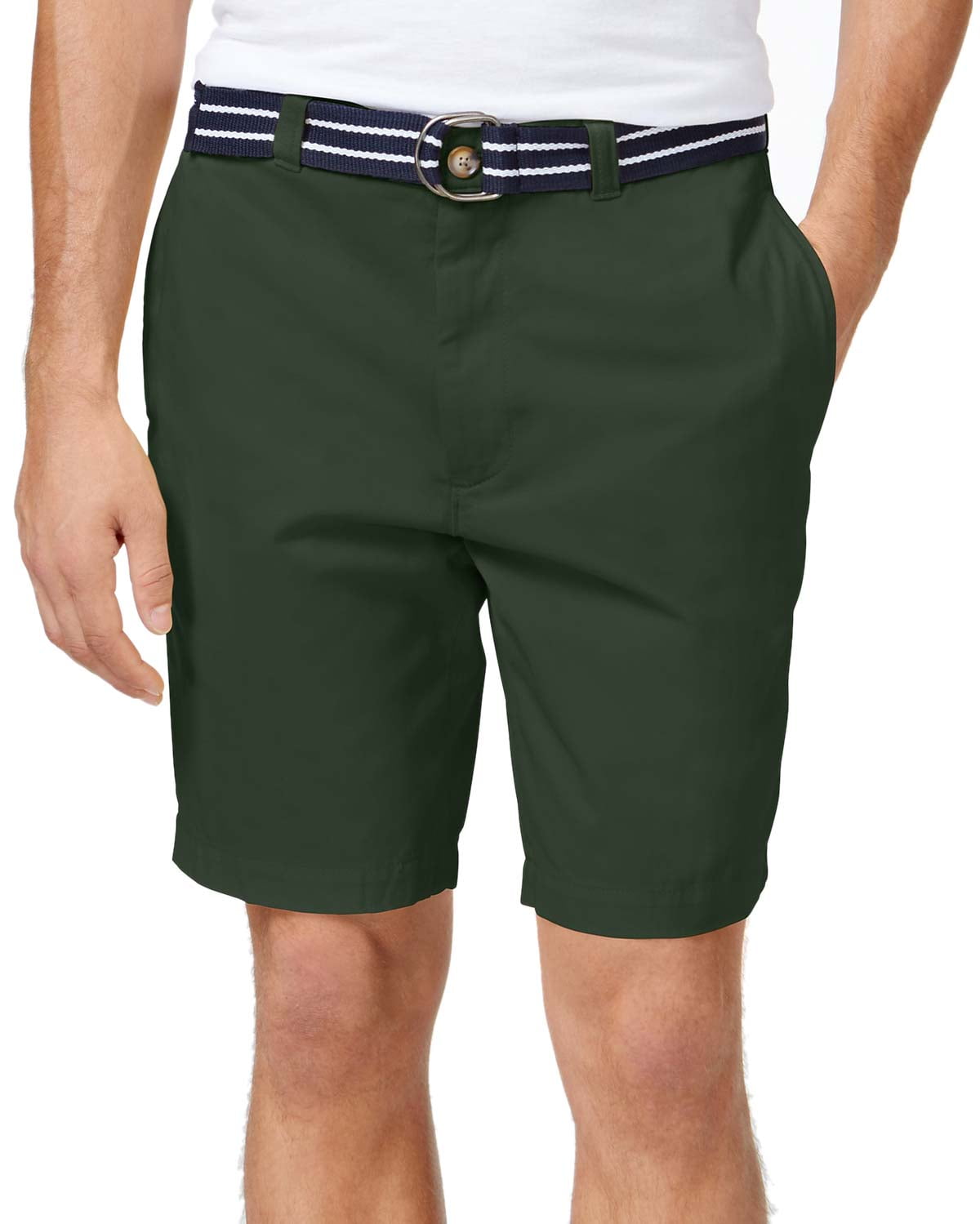 green chino shorts mens