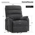 thumbnail image 2 of Dual Motor Lift Recliner with Massage Heating (Gray Chenille-9188), 2 of 8