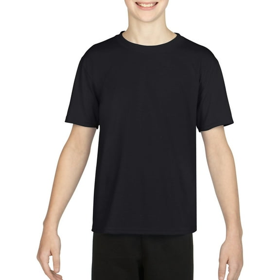Gildan Youth Perf Tee Black
