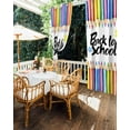 thumbnail image 5 of nqOlkjepod Outdoor Curtains for Patio Waterproof, Colorful Pencils Outdoor Privacy Panels Grommet, Dog Paws Back to School Cute Blackout Outside Curtains for Porch/Cabana/Pergola 54"x84", 1 Panel, 5 of 8