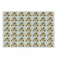 thumbnail image 1 of Dog Lover Cutting Board, Stuffed Toy Design Plaything Digitally Composed Animal Sitting Position, Decorative Tempered Glass Cutting and Serving Board, Small Size, Beige Brown, by Ambesonne, 1 of 1