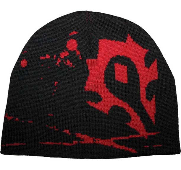 world of warcraft horde beanie