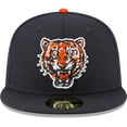 thumbnail image 2 of Men's New Era Navy Detroit Tigers Cooperstown Collection Wool 59FIFTY Fitted Hat, 2 of 6