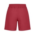 thumbnail image 4 of MEZZALL Women Breathable Casual Shorts With Pockets Summer Comfort Three Quarter Length Relaxed Fit Solid Color Daily Bottoms, 4 of 5