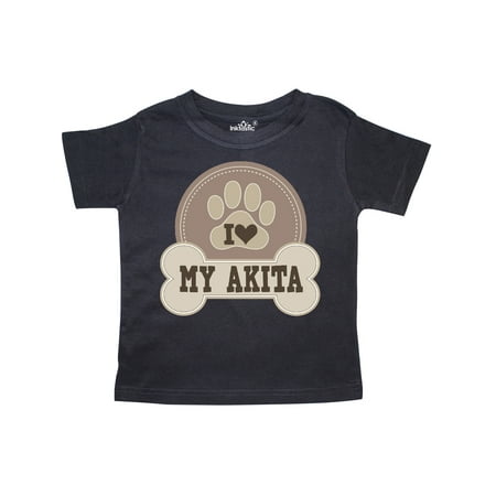 

Inktastic Akita Dog Lover Gifts Gift Toddler Boy or Toddler Girl T-Shirt