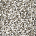 thumbnail image 2 of Miyuki Delica Seed Beads – Size 11/0 (1.6 mm), DB1211, Silver-Lined Gray Mist, 7.2 g, Approx. 1440 Beads, 2 of 7