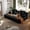2 Piece Black, variant on LLappuil Chaise Lounge Chair Indoor, Corduroy Boneless Sofa Bed, Deep Seat Sleeper Couch Reading Chairs, Cloud Sofas Couches for Living Room, No Assembly Required Black