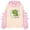 Pink, variant on Girls Sweatshirt Little Girls Dinosaur Hoodie Pullover Sweatshirt Cute Raglan Sleeve Splice Cartoon Hooded Winter Kids Casual Tops