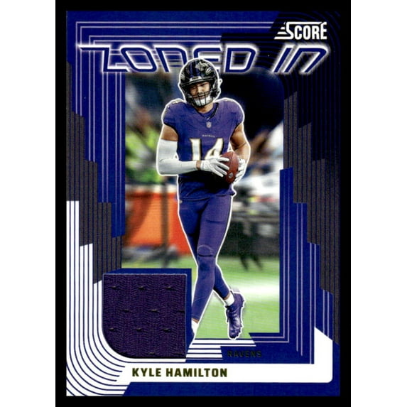 2025 Score Zoned In Jerseys #48 Kyle Hamilton NM-MT MEM Baltimore Ravens Football Trading Card