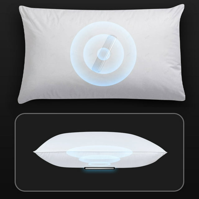 Altavoz De Almohada Estéreo De Conducción Ósea, Altavoz De Almohada Lateral Conducción Ósea BT Auriculares Para Dormir Ruido Altavoz Inalámbrico De Ayuda Para Dormir