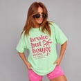 thumbnail image 2 of Broke But Boujee Graphic T-Shirt | Unisex Funny Saying Tee | Sizes S–4XL, 2 of 9