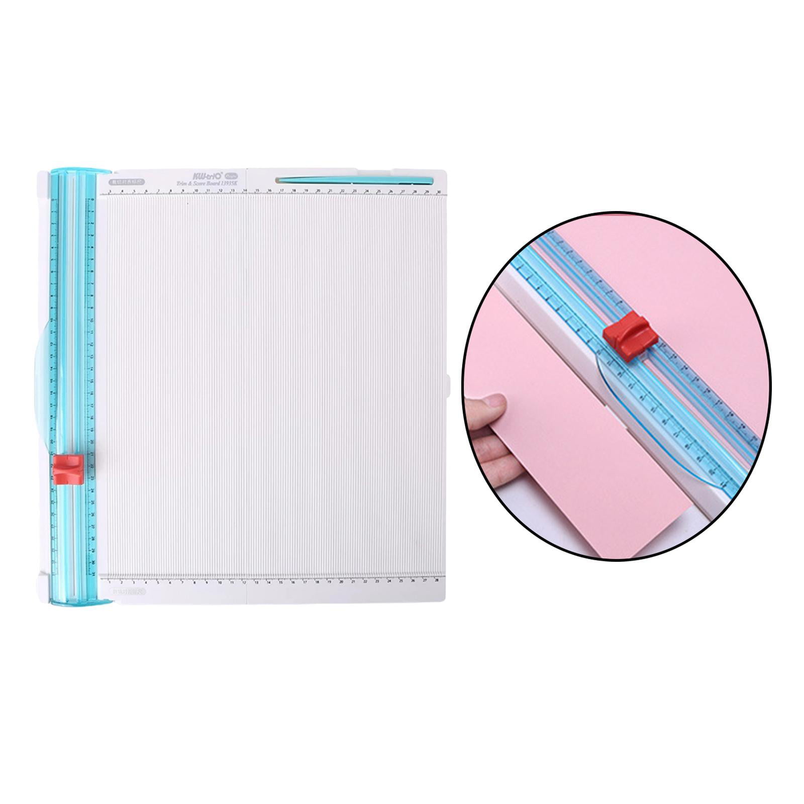 Paper Scoring Board Paper Folding Book Cover Decoration Scorer Cardstock Home Scrapbooking Tool for DIY Card Making Invitations, Size: 350x360x43MM