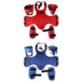 thumbnail image 1 of 2 juegos de casco de MMA para adultos, de pecho Sanda, de ingle, boxeo, kickboxing, sparring, karate, equipo de protección de, 1 of 9
